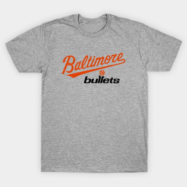 Defunct Baltimore Bullets Basketball T-Shirt by LocalZonly